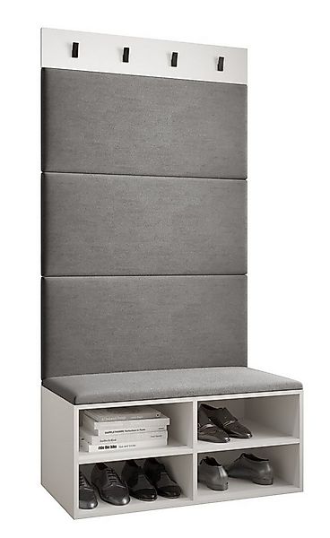 ABIKS MÖBEL Garderoben-Set MIRO Set 2, Garderobe mit gepolsterten Paneelen, günstig online kaufen