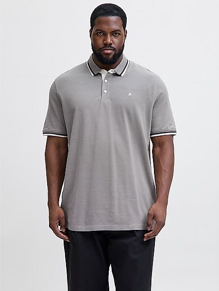 Jack & Jones PlusSize Poloshirt JJEPAULOS POLO SS NOOS PLS mit Logo Sticker günstig online kaufen