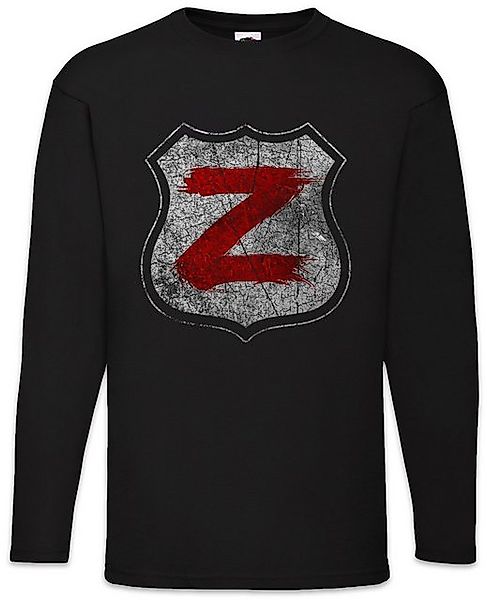 Urban Backwoods Langarmshirt Z Shield Langarm T-Shirt Zombie Sign Logo Symb günstig online kaufen