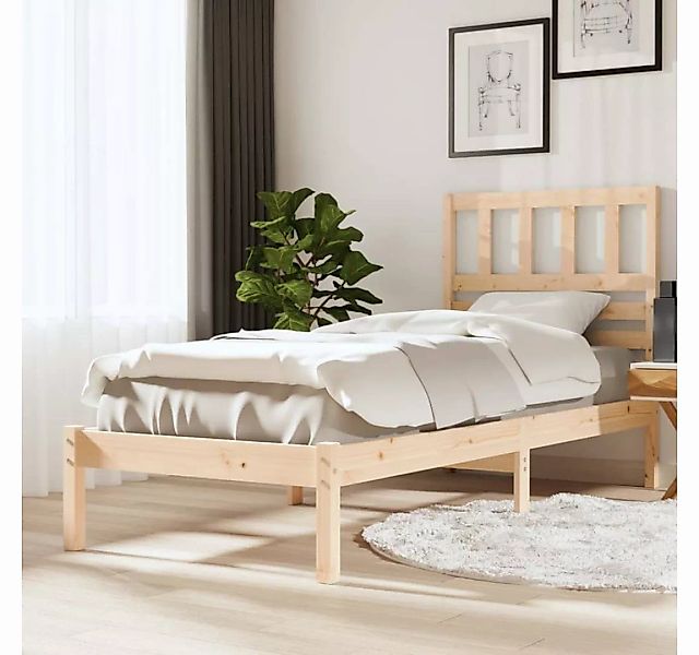 furnicato Bett Massivholzbett 75x190 cm Kiefer günstig online kaufen