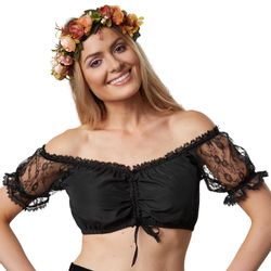 dressforfun Trachtenbluse Dirndlbluse Maria günstig online kaufen