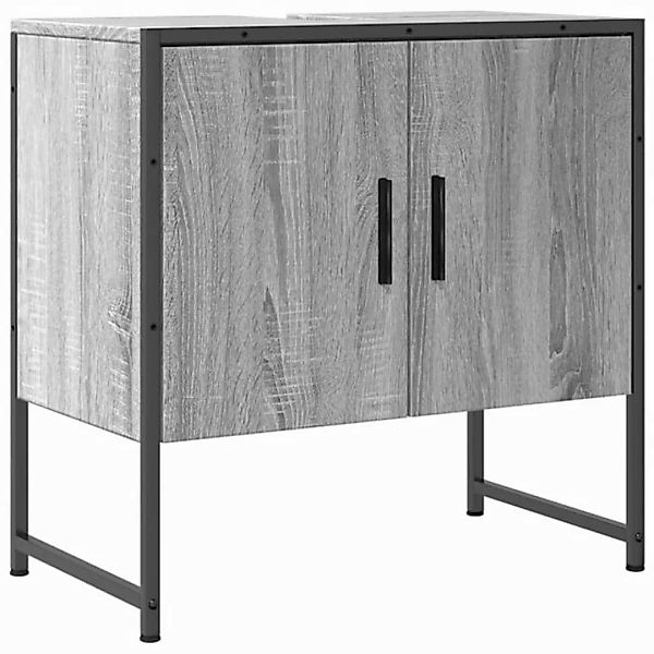 vidaXL Badezimmerspiegelschrank Waschbeckenunterschrank Grau Sonoma 60x33x6 günstig online kaufen