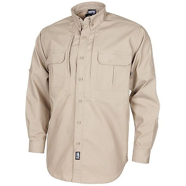 MFH Outdoorhemd Hemd Outdoor, langarm, khaki, Teflon, Rip Stop günstig online kaufen