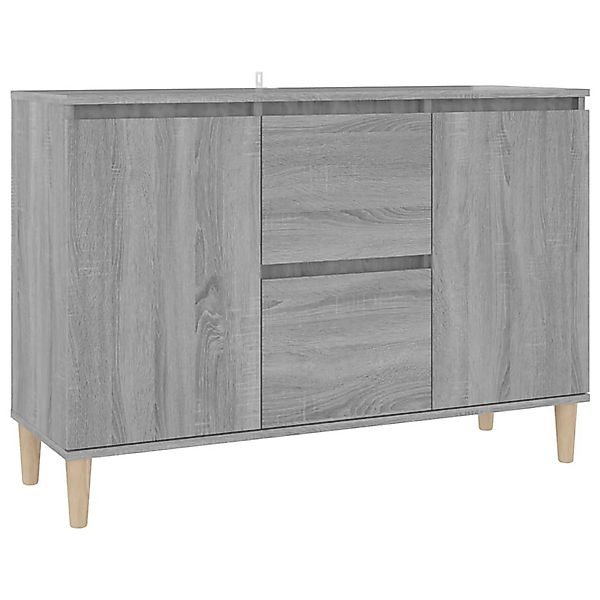 vidaXL Sideboard Grau Sonoma-Eiche 103,5x35x70 cm Holzwerkstoff 815163 günstig online kaufen