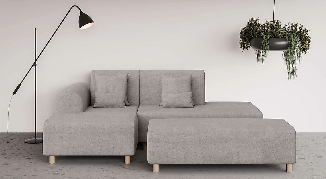 INOSIGN Ecksofa "Suyala", L-Form mit Hocker günstig online kaufen