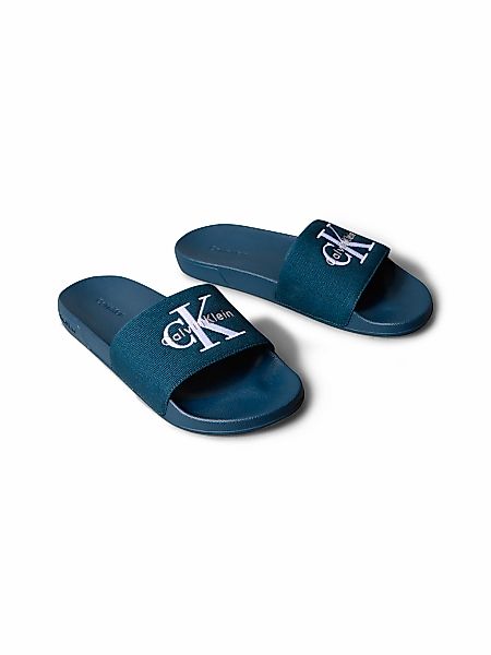 Calvin Klein Jeans Pantolette "ESS SLIDE CV" Badeschuh, Flat, Poolslides mi günstig online kaufen