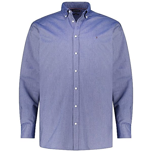 Tommy Hilfiger Freizeithemd aus Baumwolle Farbe marine Größe: 4XL günstig online kaufen