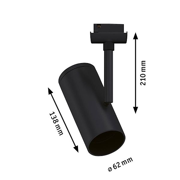 Paulmann Schienensystem-Leuchten URail Schienenspot Apol Einzelspot günstig online kaufen