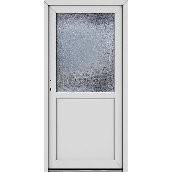 Roro Nebeneingangstür OKE 1155 Kunststoff 5FA Weiß 88 cm x 198 cm DIN L günstig online kaufen