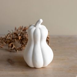 Storefactory Dekoobjekt Kürbis Hovsvik in weiß günstig online kaufen