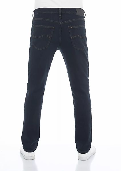 Lee Herren Jeans Brooklyn Straight - Regular Fit - Blau - Blue Black günstig online kaufen