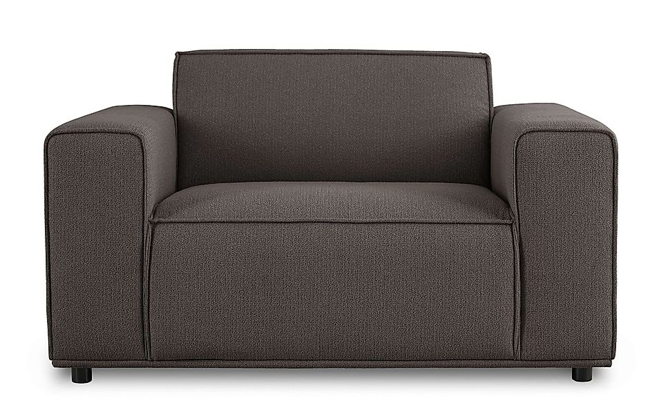 Home affaire Loveseat »Avelin, 1.5 Sitzer, 140 cm, Chenille, Struktur-Boucl günstig online kaufen