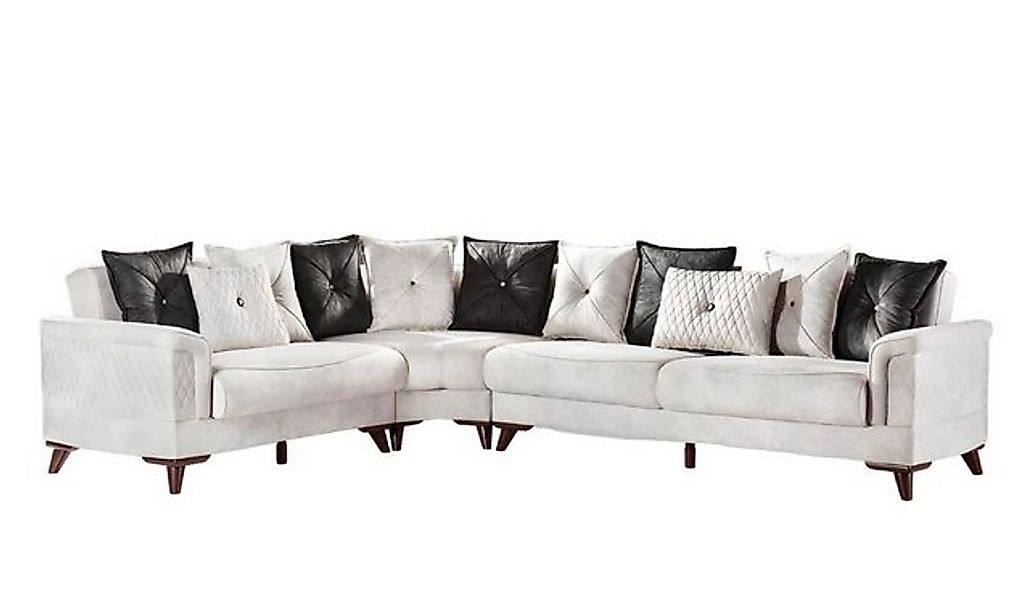 Xlmoebel Ecksofa Ecksofa mit Schlaffunktion und Stauraum in L-Form, Hergest günstig online kaufen
