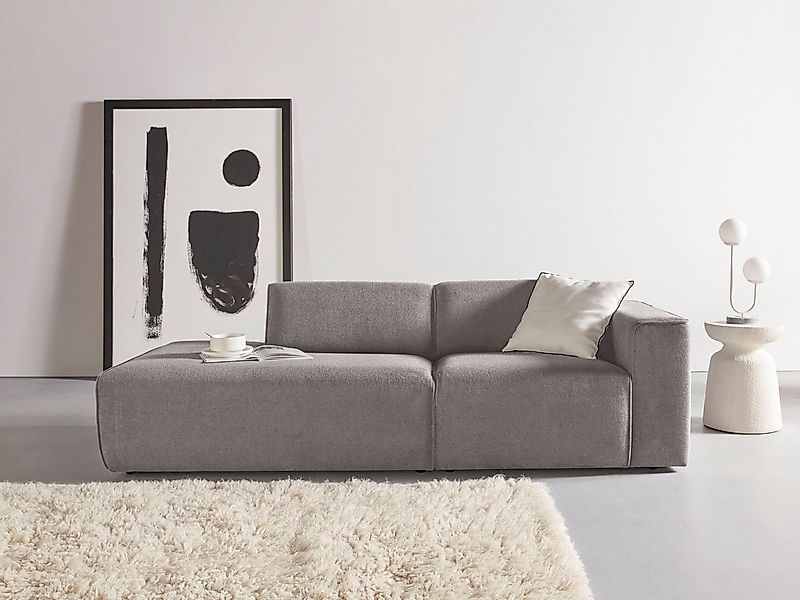 andas 2-Sitzer "Noord", mit Kedernaht, Breite 227 cm, Cord, Struktur, Webst günstig online kaufen