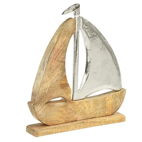 Viana Dekofigur Deko Schiff Segelboot Holz günstig online kaufen