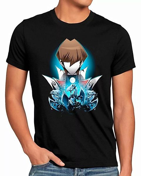 style3 Print-Shirt Herren T-Shirt Kaliba Blue Yu-Gi-Oh japan anime manga yu günstig online kaufen