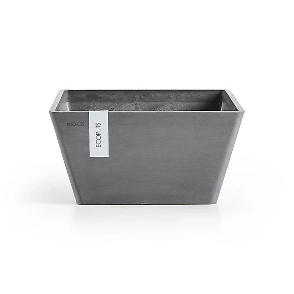 Ecopots Pflanzschale Berlin Grau 41 cm günstig online kaufen