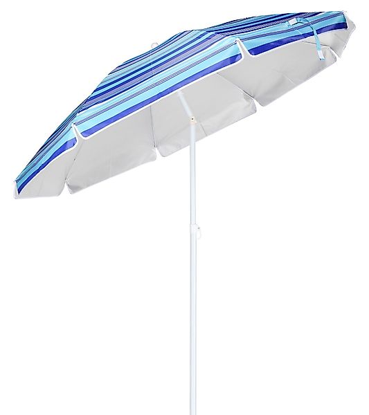 Spetebo Sonnenschirm Sonnenschirm blau mit 50+ günstig online kaufen