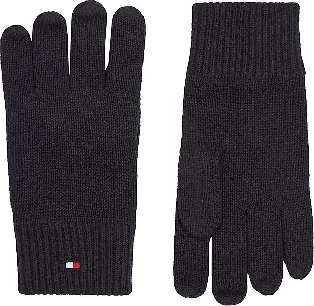 Tommy Hilfiger Strickhandschuhe ESSENTIALS FLAG GLOVES mit Logostickerei günstig online kaufen