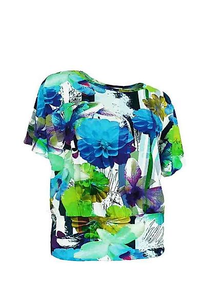 Passioni Tunika mit tropischem Fotoblumen- und günstig online kaufen