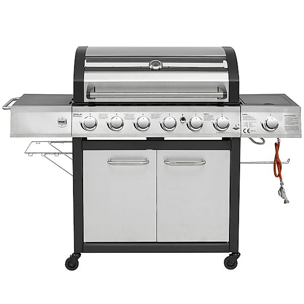 El Fuego Edelstahl-Gasgrill Long Beach ca. 161 x 121 x 59,5 cm günstig online kaufen