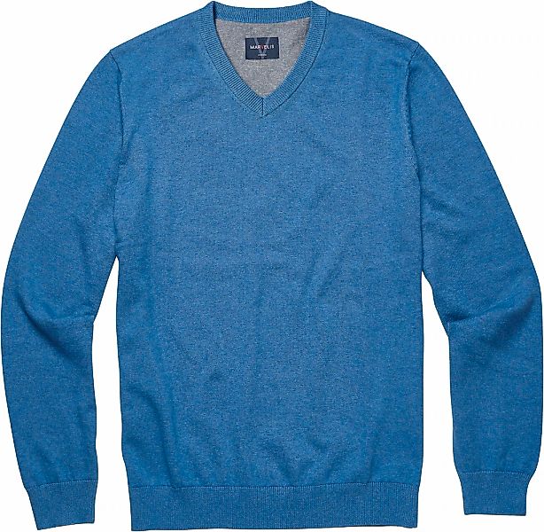 MARVELIS Strickpullover V-Ausschnitt, regular fit, Baumwolle günstig online kaufen