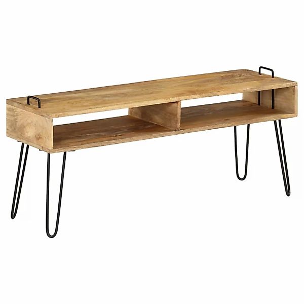 Tv-schrank Mangoholz Massiv 110 X 35 X 45 Cm günstig online kaufen