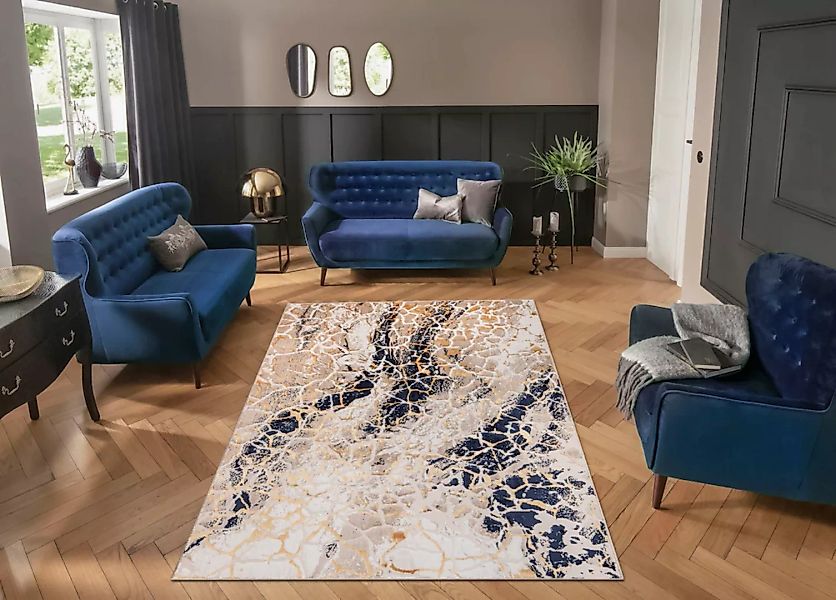 Leonique Teppich »Sander«, rechteckig, modernes Design, Teppiche in Marmor- günstig online kaufen