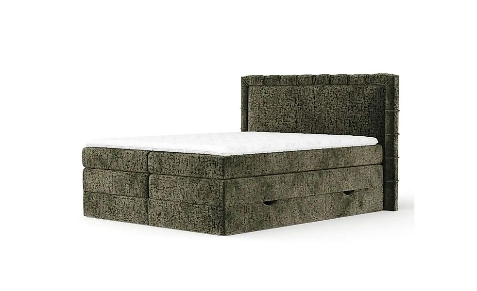 Boxspringbett mit Stauraum   ¦ grün ¦ Maße (cm): B: 167 H: 123 Betten > Kom günstig online kaufen
