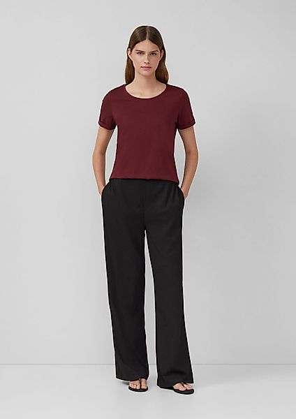 s.Oliver Chinos Hose Strukturierte Jerseyhose mit günstig online kaufen