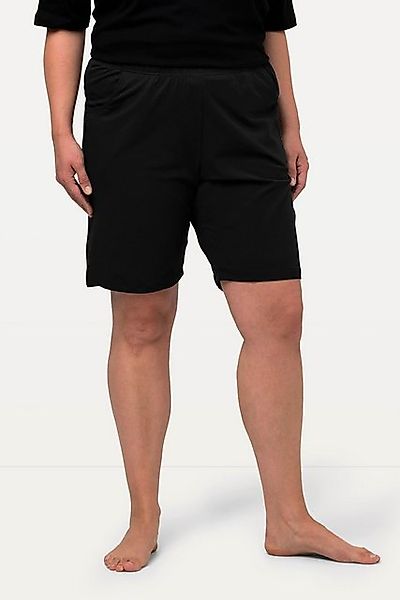Ulla Popken Bermudas Jerseyshorts Taschen Elastikbund günstig online kaufen