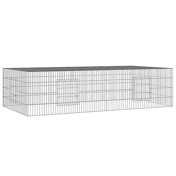 vidaXL Kleintierstall, Kaninchenkäfig 2 Paneele 220x110x55 günstig online kaufen