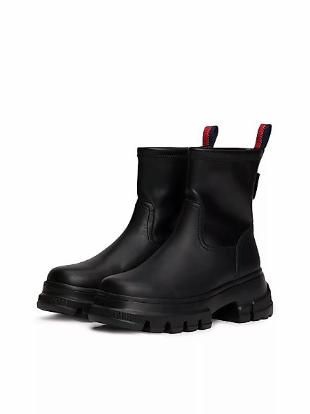 Tommy Jeans Stiefelette "TJW CHUNKY CHELSEA BOOT MIX MAT", Blockabsatz, Pla günstig online kaufen