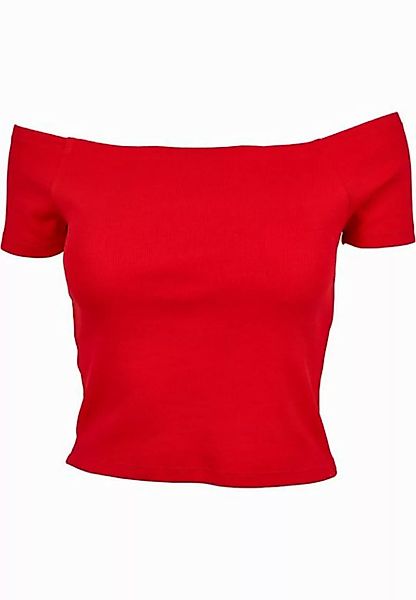 URBAN CLASSICS T-Shirt Urban Classics Damen Ladies Off Shoulder Rib Tee (1- günstig online kaufen