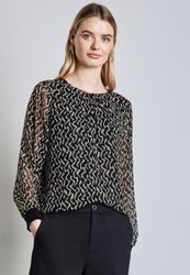 STREET ONE Chiffonbluse mit Elastiksaum günstig online kaufen