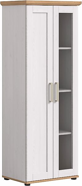 Home affaire Vitrine "Cosenza, Höhe 161 cm, 2 Türen, 4 Fächer", (1 St.), Vi günstig online kaufen