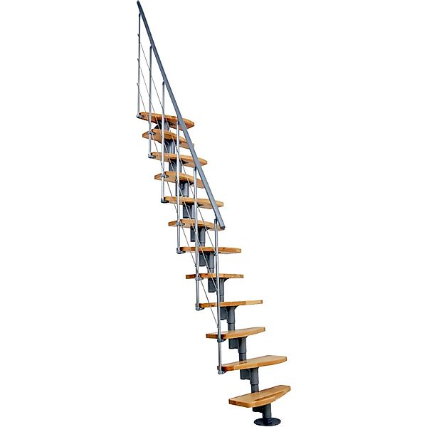 Minka Raumspartreppe  Nizza Grau Geschosshöhe bis 293 cm günstig online kaufen