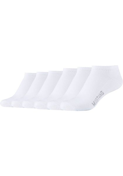 MUSTANG Sneakersocken "casual", (6er Pack), mit elastischem Komfortbund günstig online kaufen