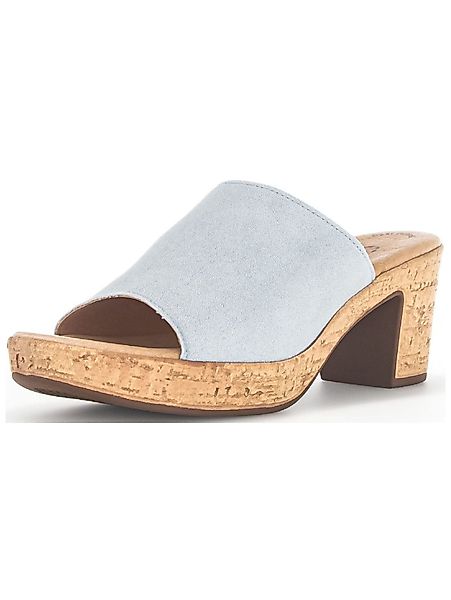 Gabor Pantoletten Veloursleder Pantolette günstig online kaufen