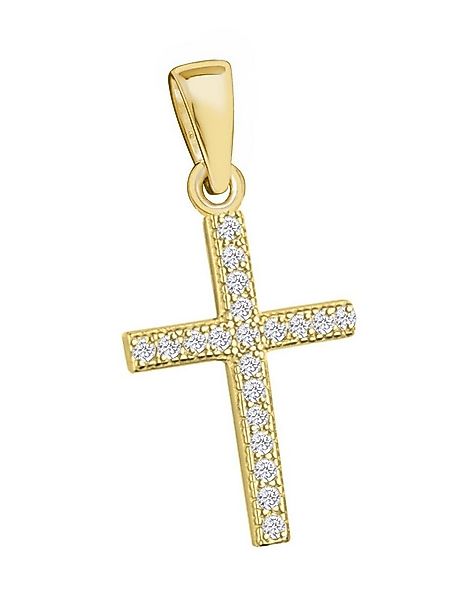 Goldene Hufeisen Kreuzanhänger Kreuz Anhänger aus 925 Sterling Silber Vergo günstig online kaufen