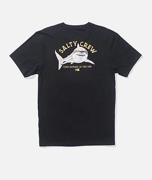 Salty Crew T-Shirt Salty Crew T-Shirt Lurking mit Hai-Print Schwarz günstig online kaufen