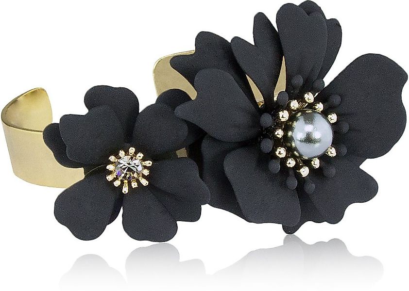 LUISIA® Armreif Armspange "Nelia" mit Blumen günstig online kaufen