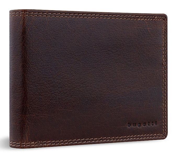 bugatti Geldbörse Wallet With Flap 7CC, aus echtem Büffelleder mit RFID-Blo günstig online kaufen