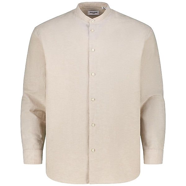 Jack&Jones Freizeithemd mit Leinen Farbe beige Größe: 6XL günstig online kaufen