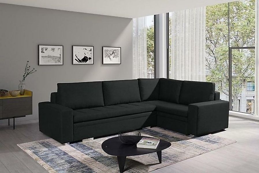JVmoebel Ecksofa Wohnzimmer Textil Stoff Schlafsofa Couch Wohnlandschaft Po günstig online kaufen