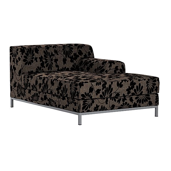 Bezug für Kramfors Sofa Recamiere rechts, braun-schwarz, Bezug für Recamier günstig online kaufen