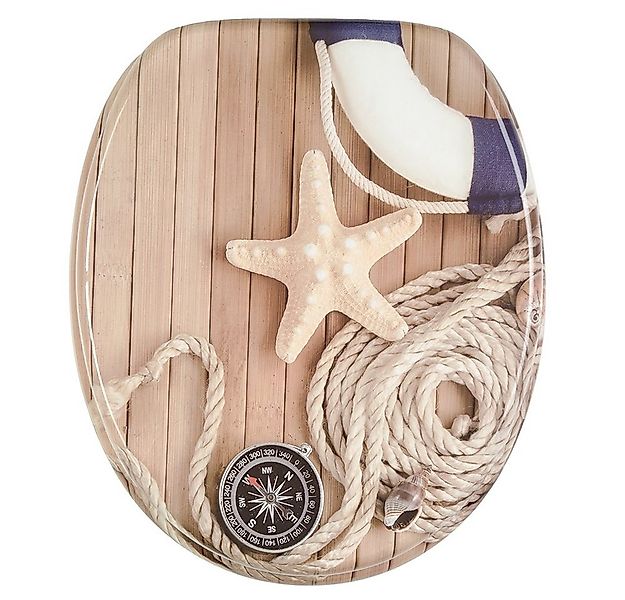 Sanilo Badaccessoire-Set 6-teilig Maritime, WC-Sitz mit Absenkautomatik, Ba günstig online kaufen