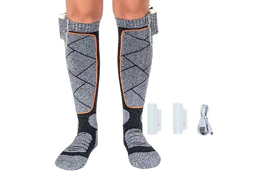 NASUM Skisocken Heizsocken - Warme Füße bei jedem Wetter verstellbare Tempe günstig online kaufen