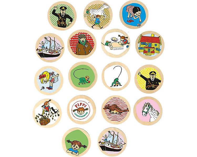 Pippi Langstrumpf Lernspielzeug Memory Unisex Kinder, Gesellschaftsspiel, F günstig online kaufen