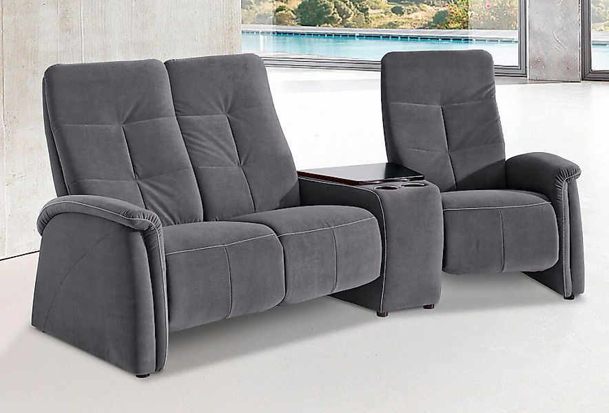 exxpo - sofa fashion 3-Sitzer "Tivoli, Kinosofa mit Tischablage & Stauraumf günstig online kaufen